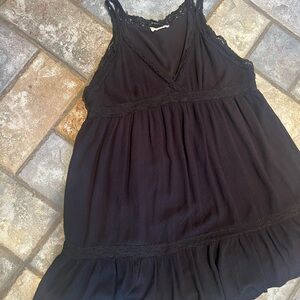 Black Lucky Brand dress with lace detail